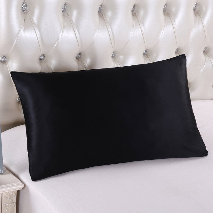 Black Mulberry Silk Pillowcase