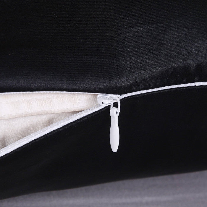 Black Mulberry Silk Pillowcase