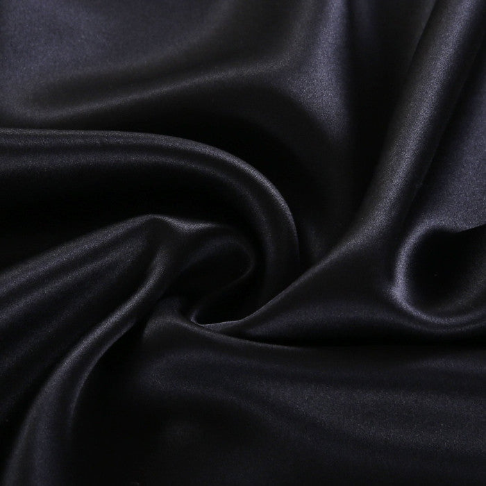 Black Mulberry Silk Pillowcase