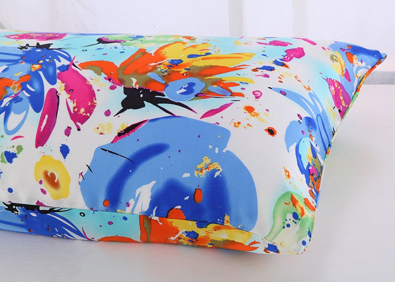Tropical Vibes Mulberry Silk Pillowcase