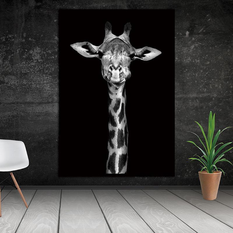 Black and White Canvas Wall Art - Elegant Contrast for Modern Spaces