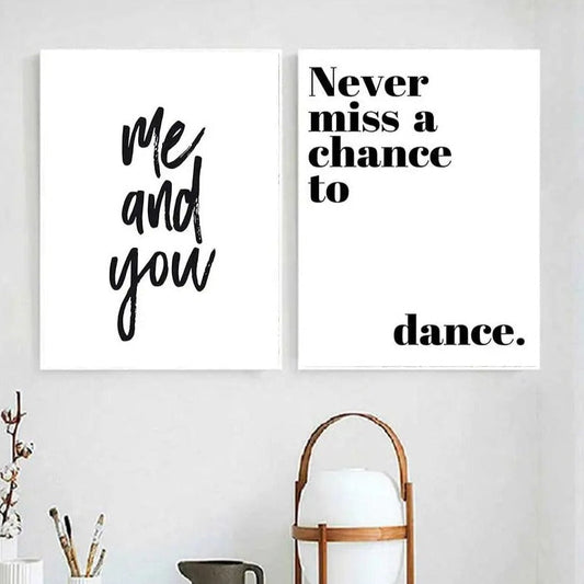 Me and You Love Canvas Prints