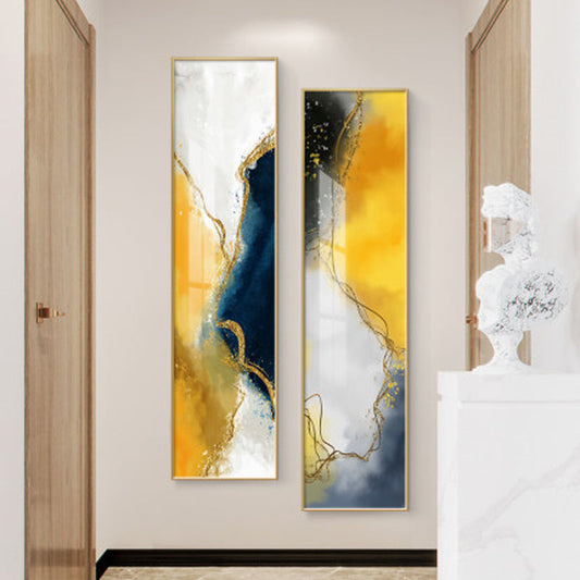 Nordic Abstract Liquid Geomorphic Canvas Prints