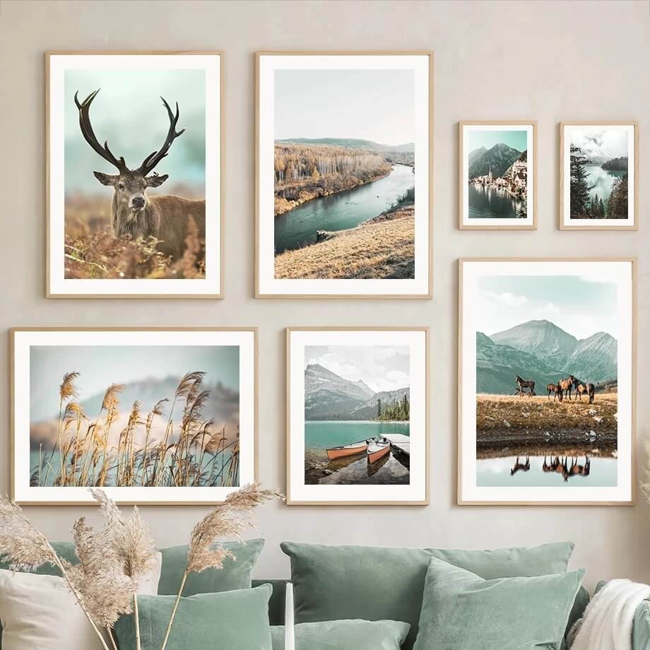 Autumn Panoramic Landscape Fine Art Canvas Print