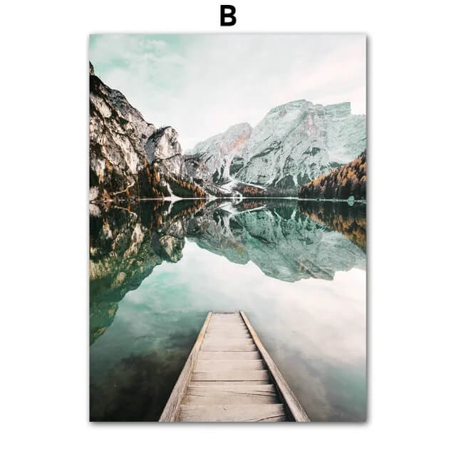 Autumn Panoramic Landscape Fine Art Canvas Print