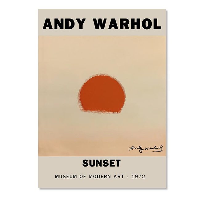 Abstract Yayoi Kusama Matisse Rothko Exhibition Canvas Wall Art