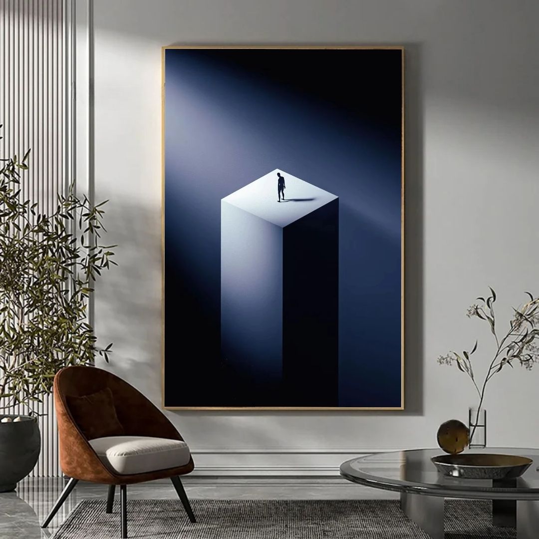 Abstract Architectural Arch Modern Wall Art Canvas Print