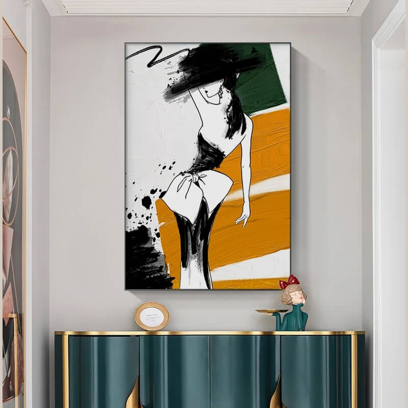Abstract Figure Fashion Wall Art