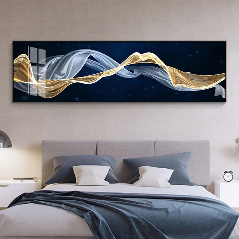 Modern Flowing Wide Format Wall Art Canvas Prints