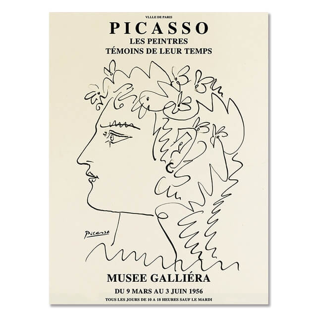Abstract Girl Picasso Matisse Canvas Wall Art