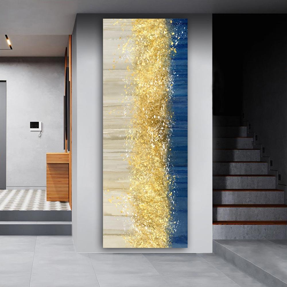 Abstract Golden Big Format Canvas Print