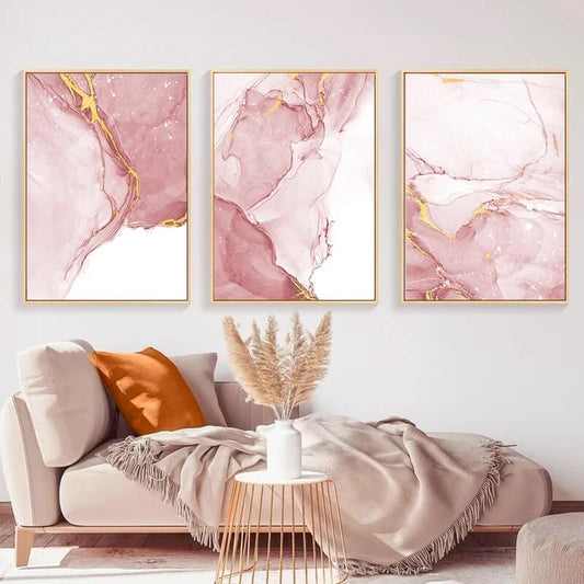 Abstract Marble Liquid Canvas Print Wall Art