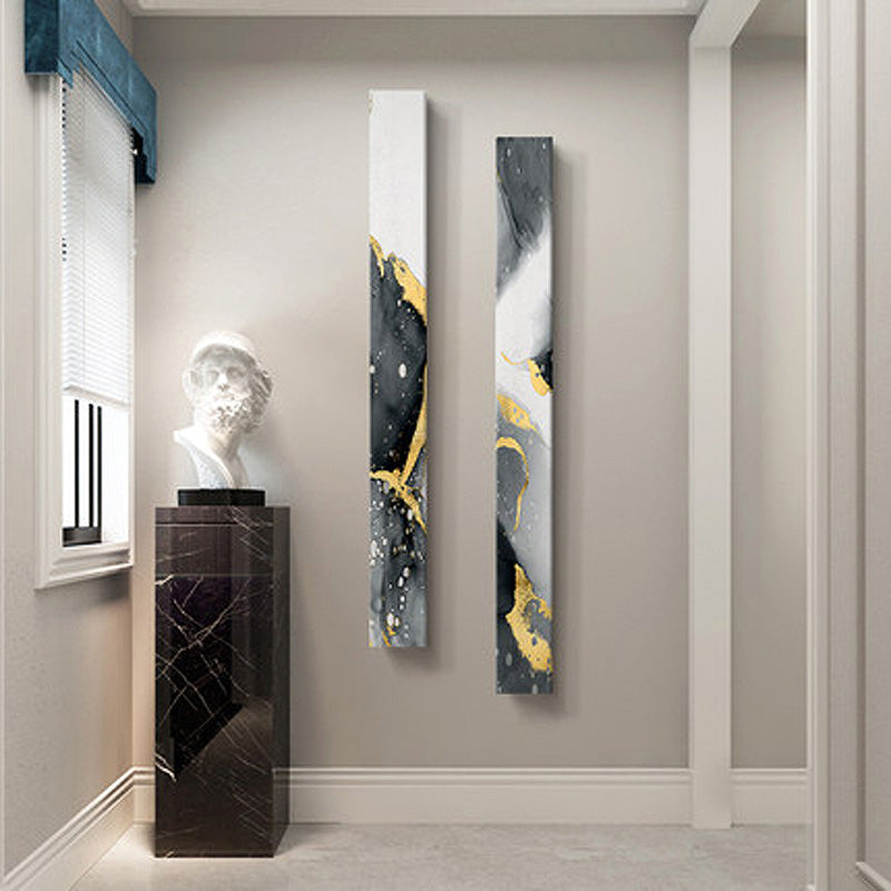 Abstract Vertical Slim Marble Canvas Prints