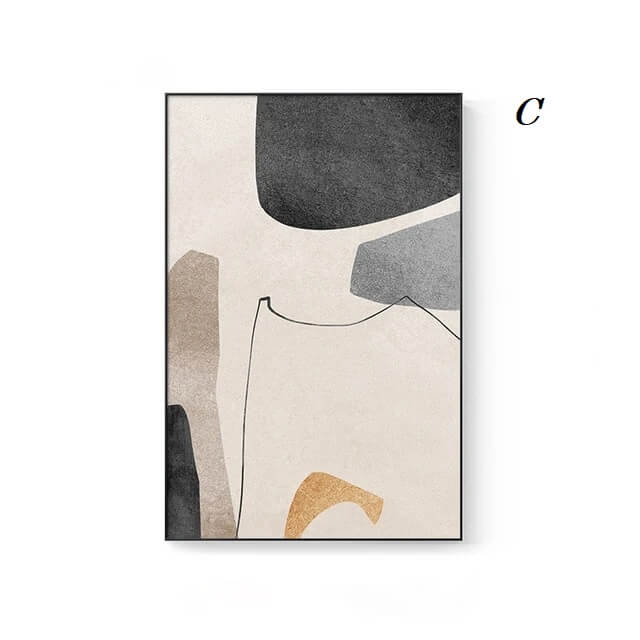 Abstract Modern Pastel Canvas Print