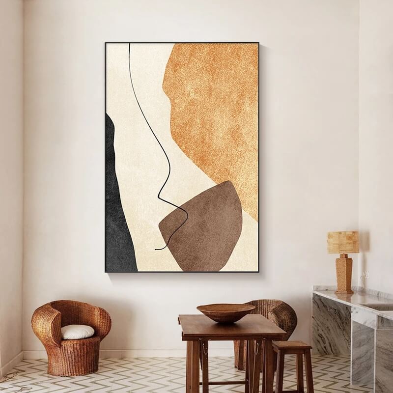 Abstract Modern Pastel Canvas Print