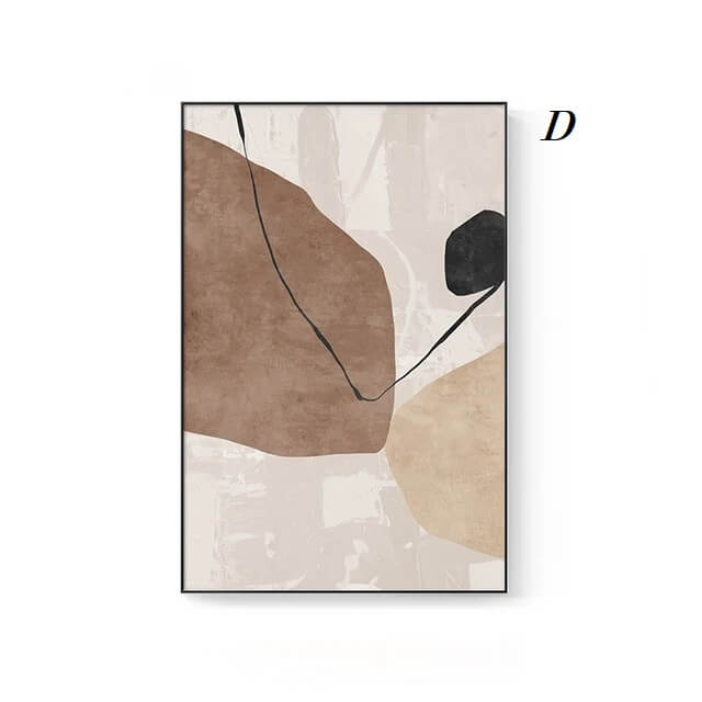 Abstract Modern Pastel Canvas Print