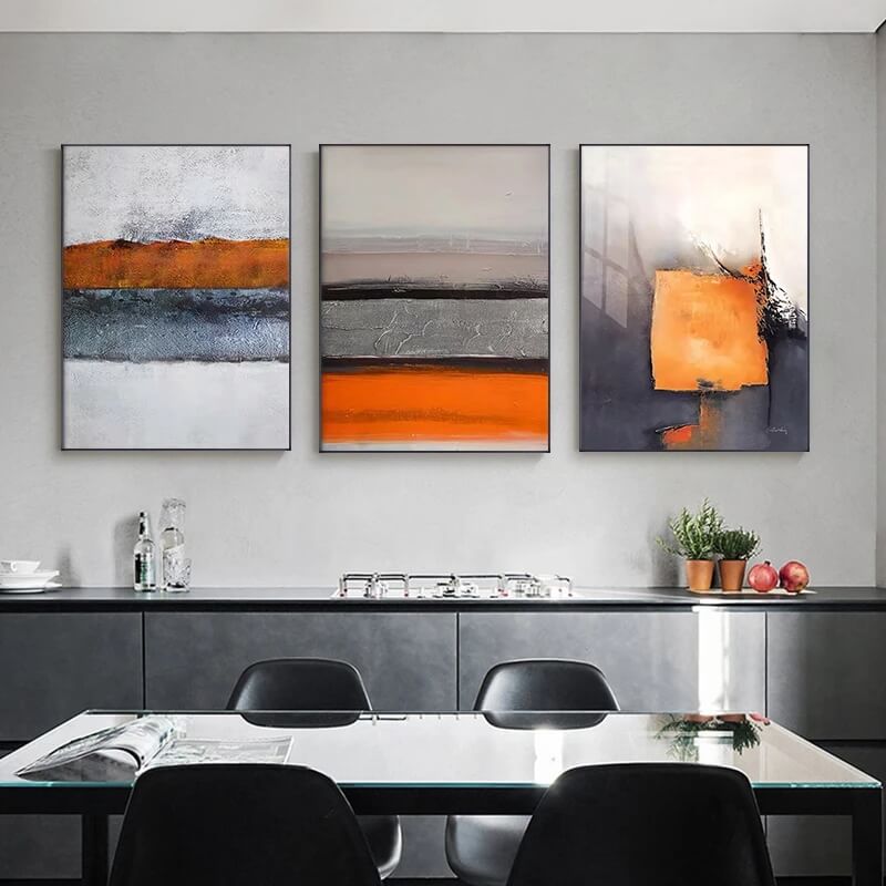 Abstract Solid Color Abstract Solid Color Block Modern Canvas Prints – Jass London