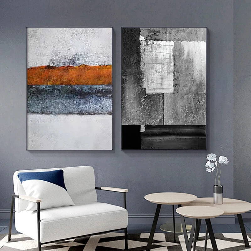 Abstract Solid Color Abstract Solid Color Block Modern Canvas Prints – Jass London