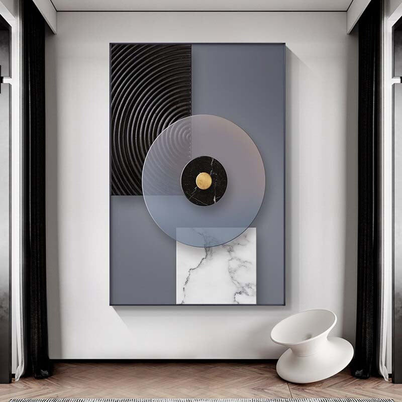 Abstract Geometric Shape Modern Wall Art Canvas Prints