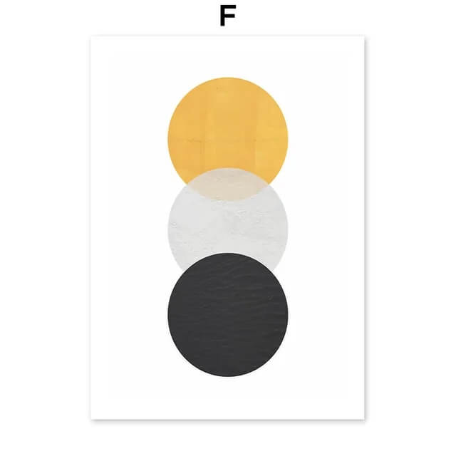 Abstract Tree Sun Wall Art