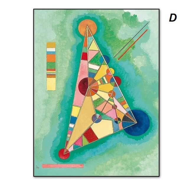 Abstract Watercolor Kandinsky Graphics Artwork Canvas Prints