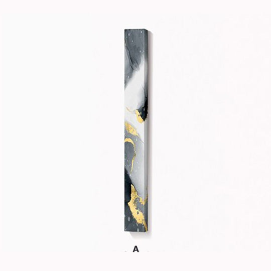 Abstract Vertical Slim Marble Canvas Prints