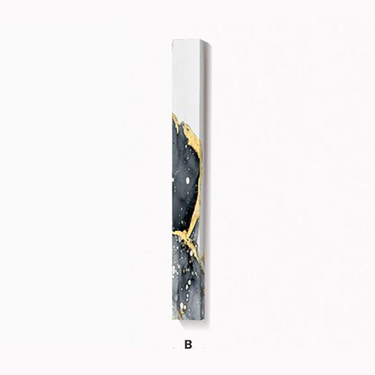 Abstract Vertical Slim Marble Canvas Prints
