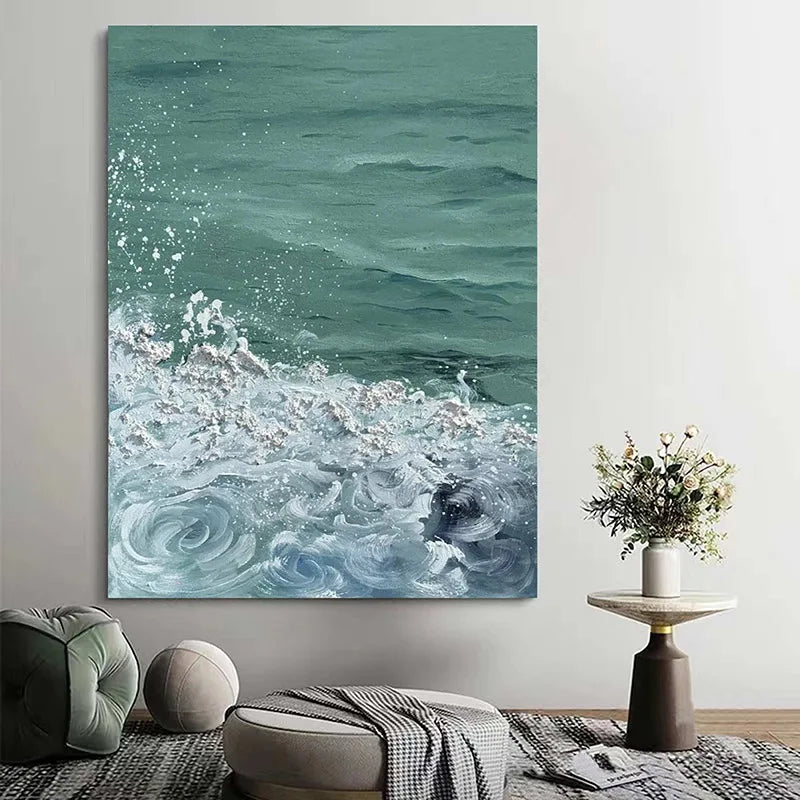 Ocean Waves Seascape Wall Art Canvas Prints