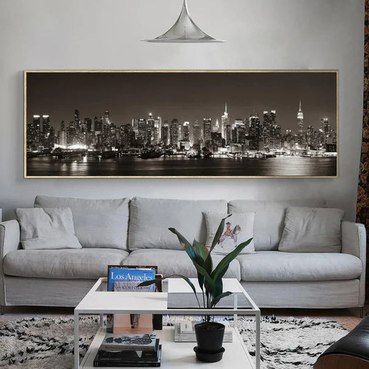 Cityscape Nights Large Wall Art Canvas Prints