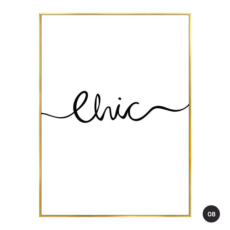Cafe No5 Love Chic Fashion Canvas Prints