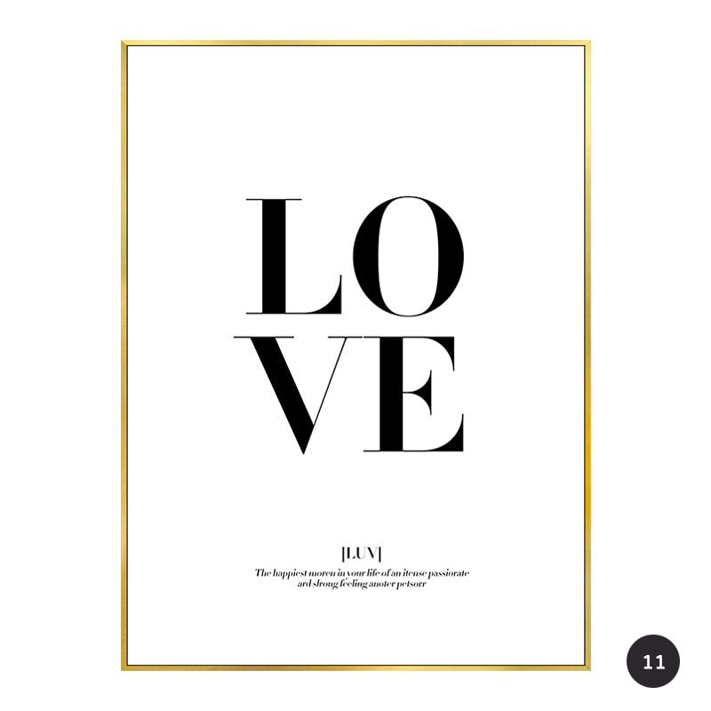 Cafe No5 Love Chic Fashion Canvas Prints