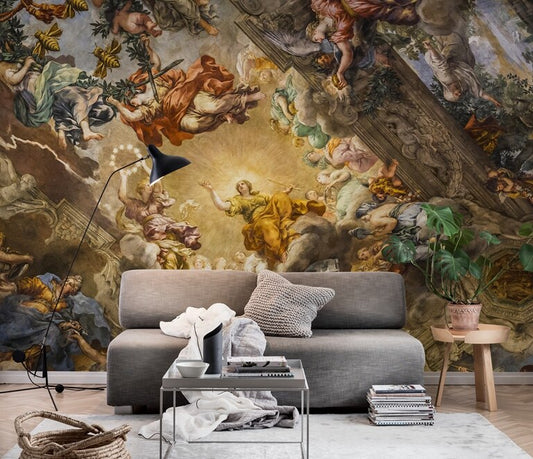 Baroque Fresco Mural Wallpaper (SqM)