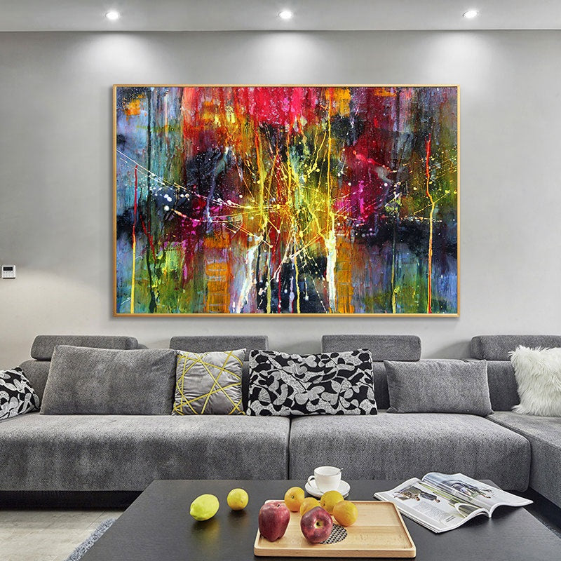 Sunset Abstract Canvas Print