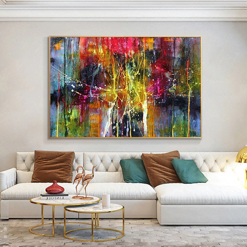 Sunset Abstract Canvas Print