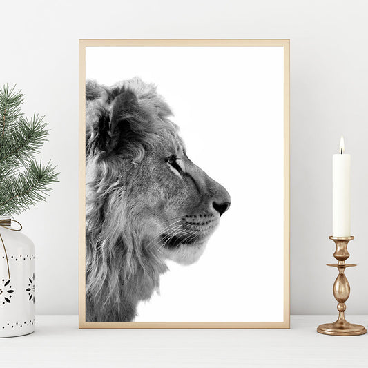 Black and White Animals Canvas Prints