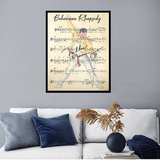 Bohemian Rhapsody Chord Canvas Print Wall Art