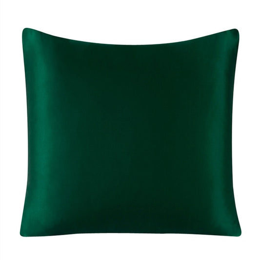 Emerald Green Silk Cushion Cover
