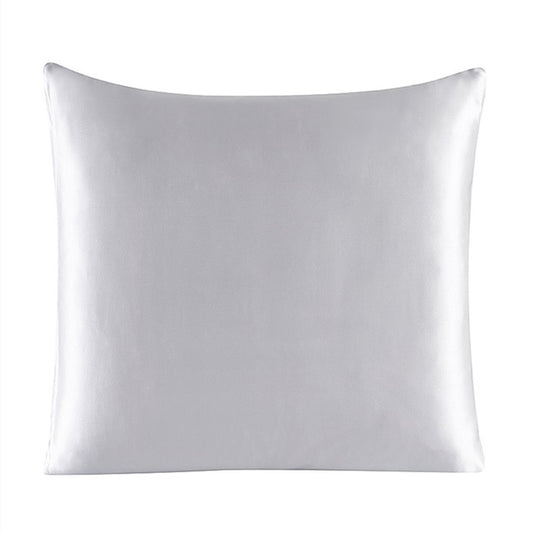 Silver Grey Natural Silk Cushion Cover