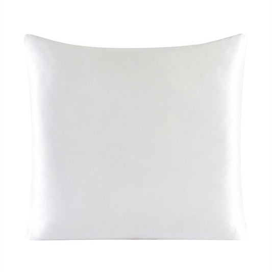 Snow White Natural Silk Cushion Cover