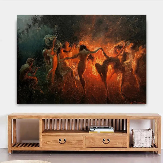 Joseph Tomanek Fire Dance Canvas Wall Art