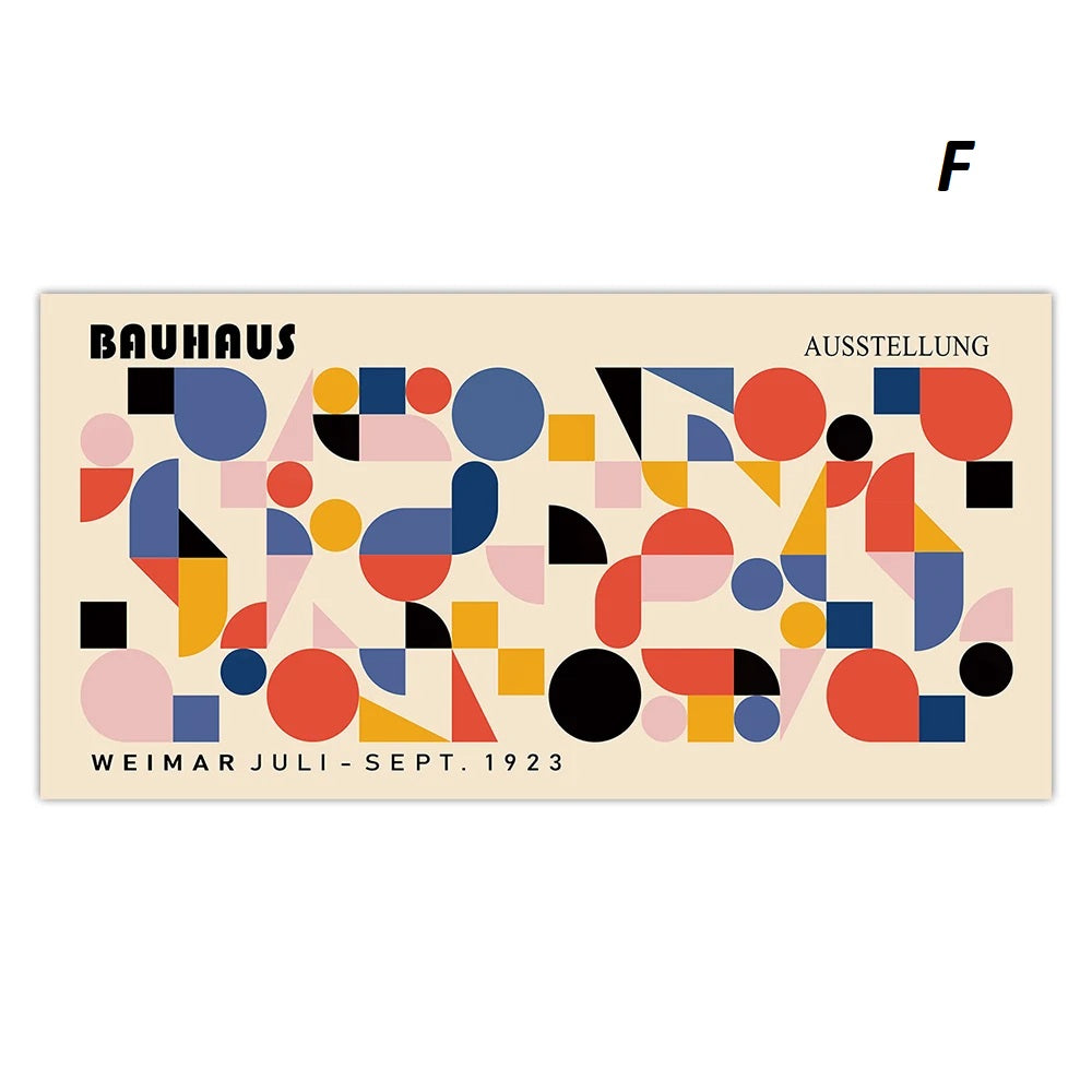Large Matisse Bauhaus Abstract Geometric Leaves Exhibition Canvas Prints Wall Art