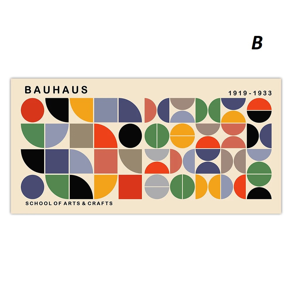 Large Matisse Bauhaus Abstract Geometric Leaves Exhibition Canvas Prints Wall Art