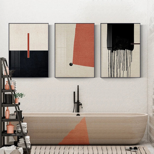 Minimalist Geometric Abstract Wall Art