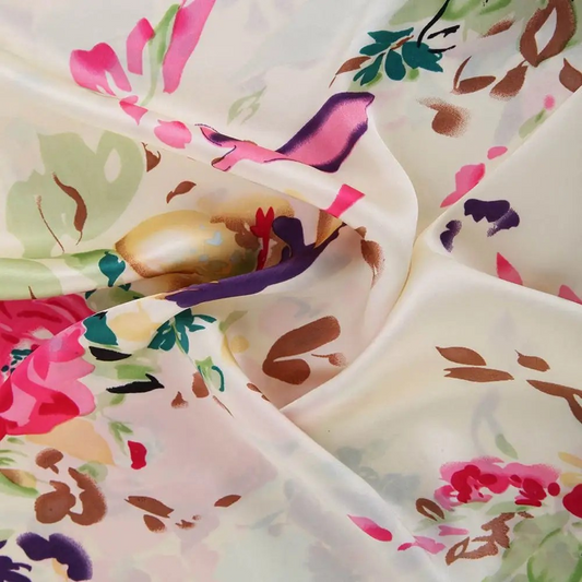 Rose Aquarelle Grade 6A Mulberry Silk Pillowcase