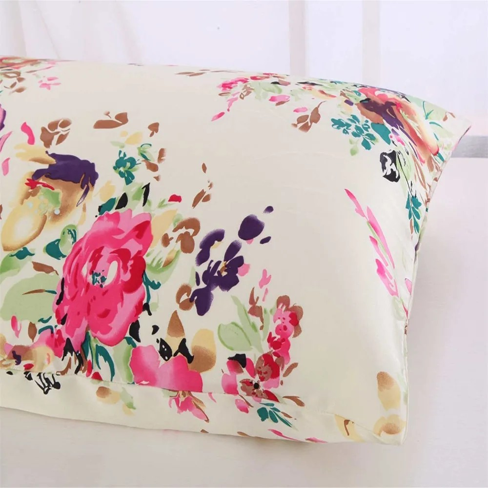 Rose Aquarelle Grade 6A Mulberry Silk Pillowcase