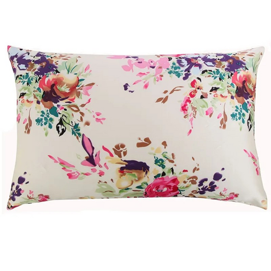 Rose Aquarelle Grade 6A Mulberry Silk Pillowcase