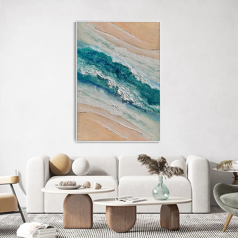 Ocean Waves Seascape Wall Art Canvas Prints
