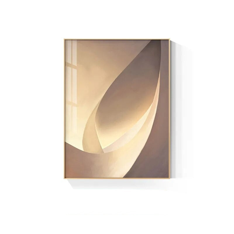 Abstract Terracotta Modern Wall Art Canvas Prints