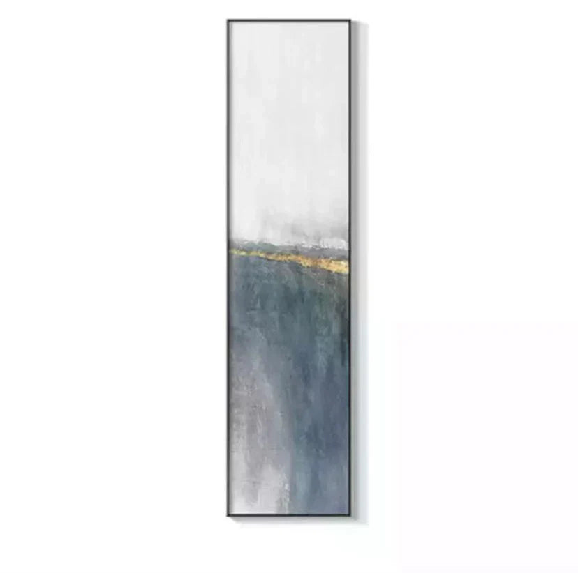 Abstract Geomorphic Design Abstract Geomorphic Vertical Strip Wall Art Canvas Prints Skyscraper F ...