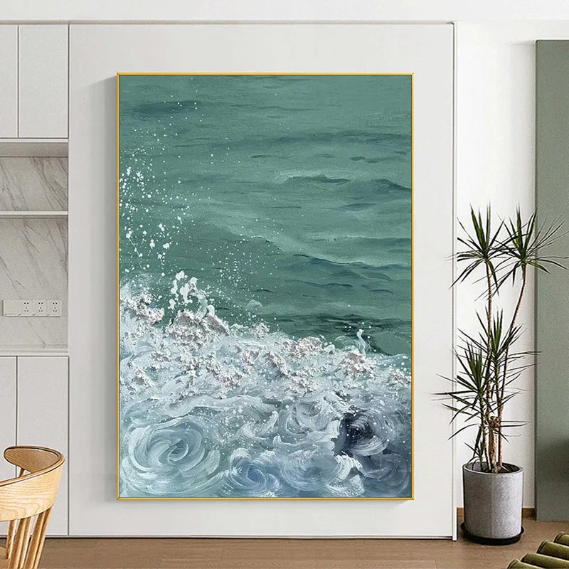 Ocean Waves Seascape Wall Art Canvas Prints